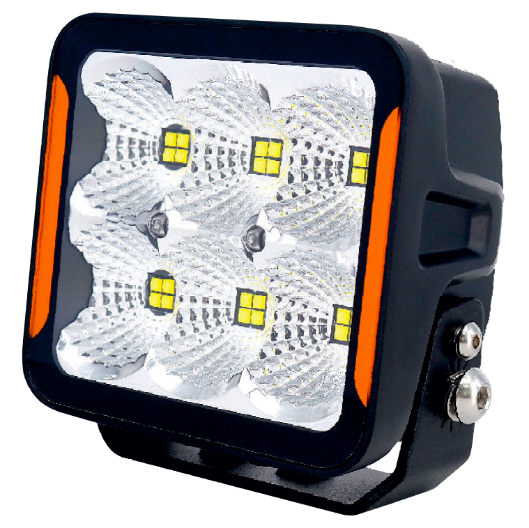 WL SQ-108 DLX 4" FL+DRL 24L-120W OSR